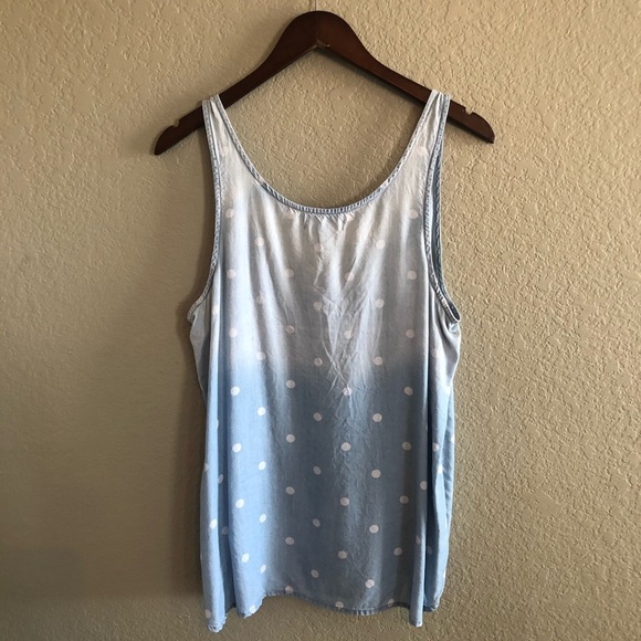 Chambray Dot Tank - Picture 2 of 2